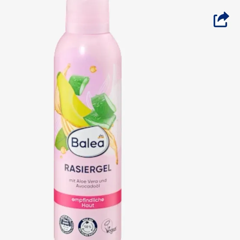 GEL DE AFEITAR ALOE VERA Y ACEITE DE AGUACATE , 200 ml