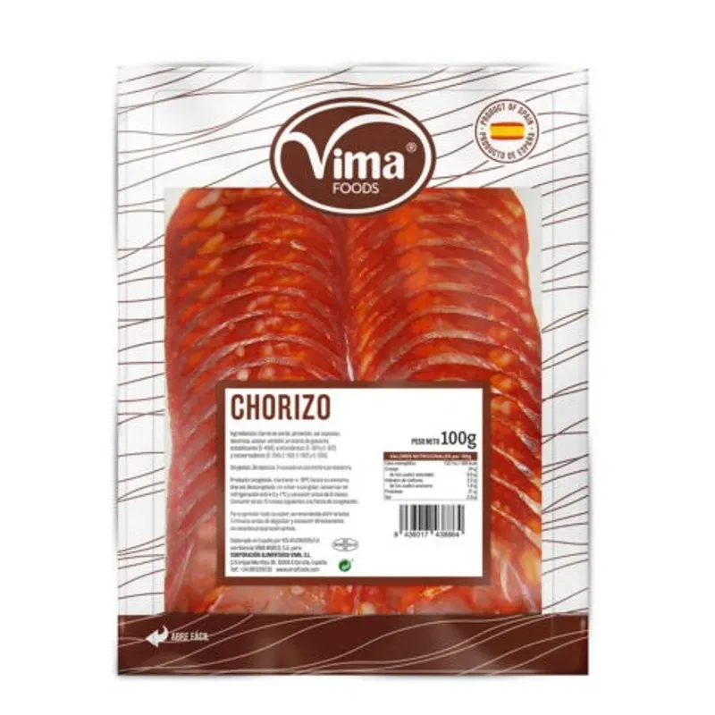 CHORIZO LONCHEADO 24 X 100 GR 1000357 PRECIO 2.25