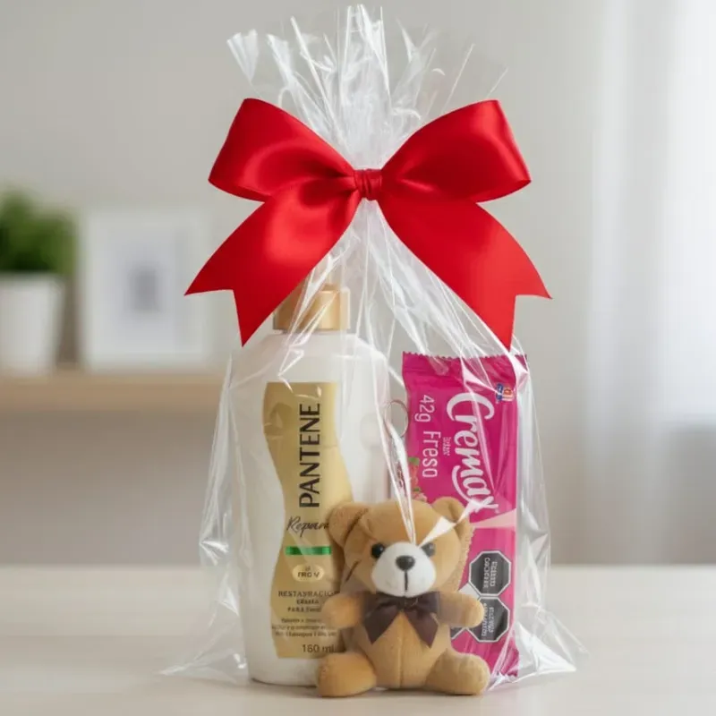 Crema peinadora repara Pantene llavero de oso