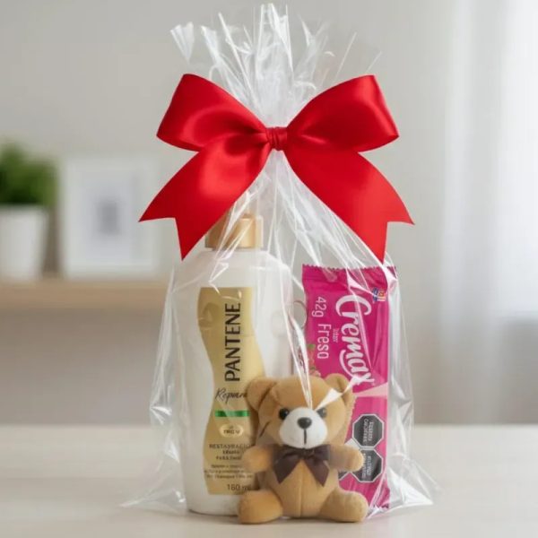 Crema peinadora repara Pantene llavero de oso
