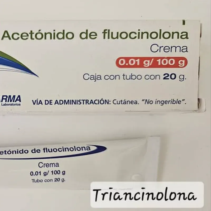 Acetónido de Fluocinolona (Triancinolona Mexicana) Tubo con 20 gramos