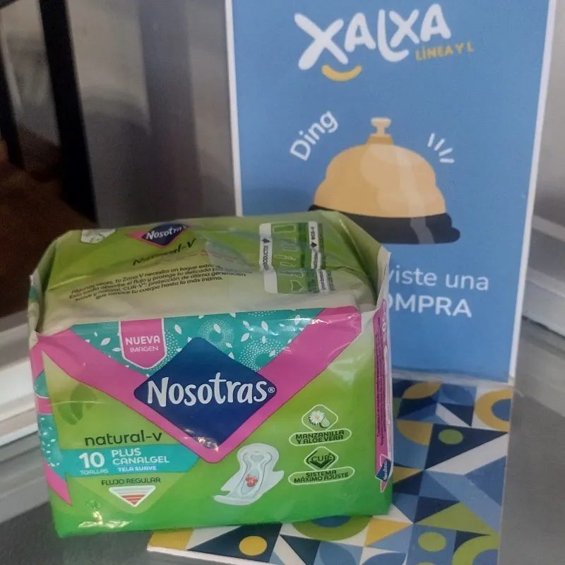 Almohadilla Sanitaria Nosotras Manzanilla y Aloe Vera