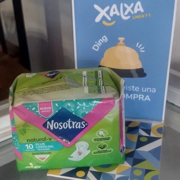 Almohadilla Sanitaria Nosotras Manzanilla y Aloe Vera
