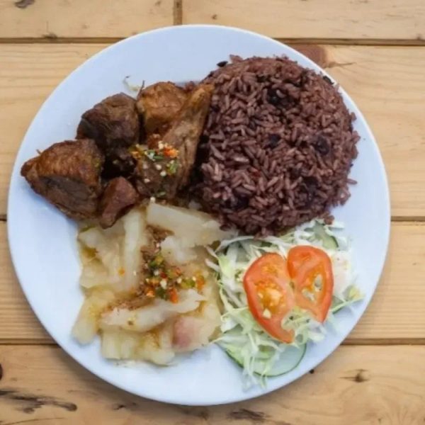Masas de cerdo frita