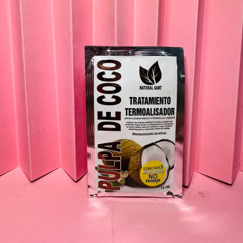 Pulpa de Coco | Tratamiento Termoalisador Natural Sant 