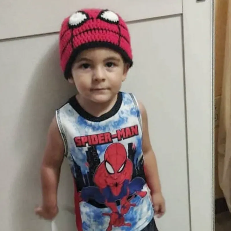 Gorro diseño Spiderman