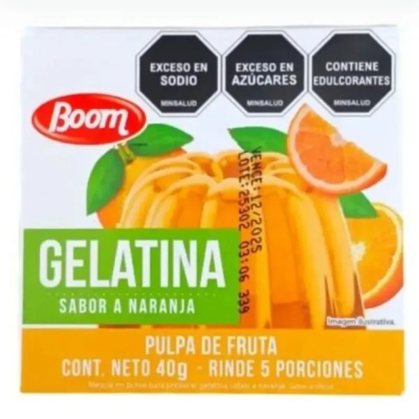 Gelatina Sabor Naranja