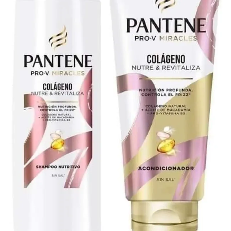 Juego de champú y acondicionador Pantene Colágeno