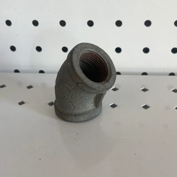 Codo Acero Galvanizado   3/4 x 45