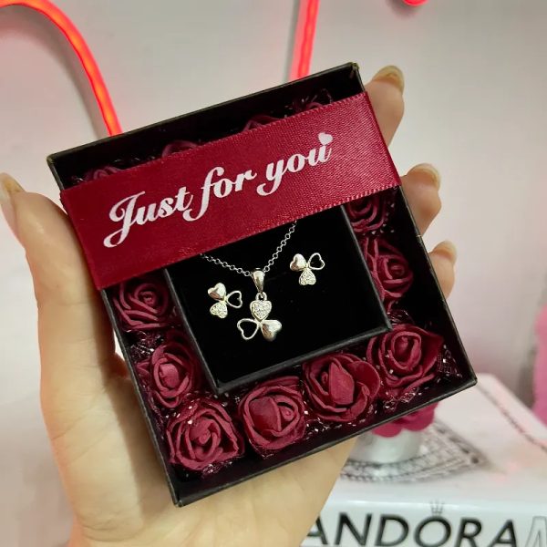 Set aretes + cadena