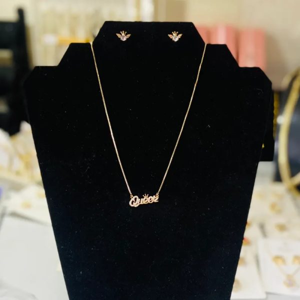 Set de cadenas y aretes  ✨
