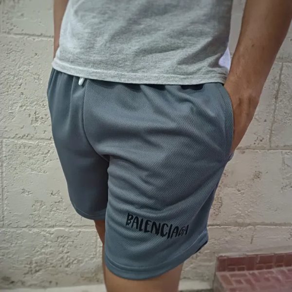 Short gris Balenciaga