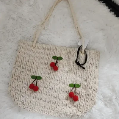 Cartera mediana cerezas