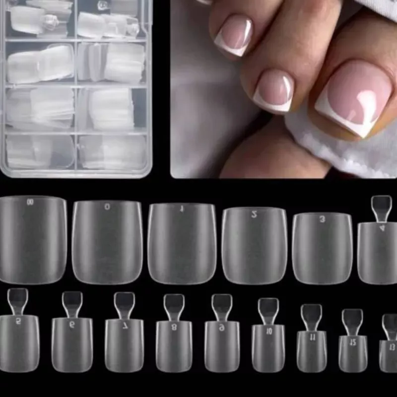 Uñas para pies 150 tips