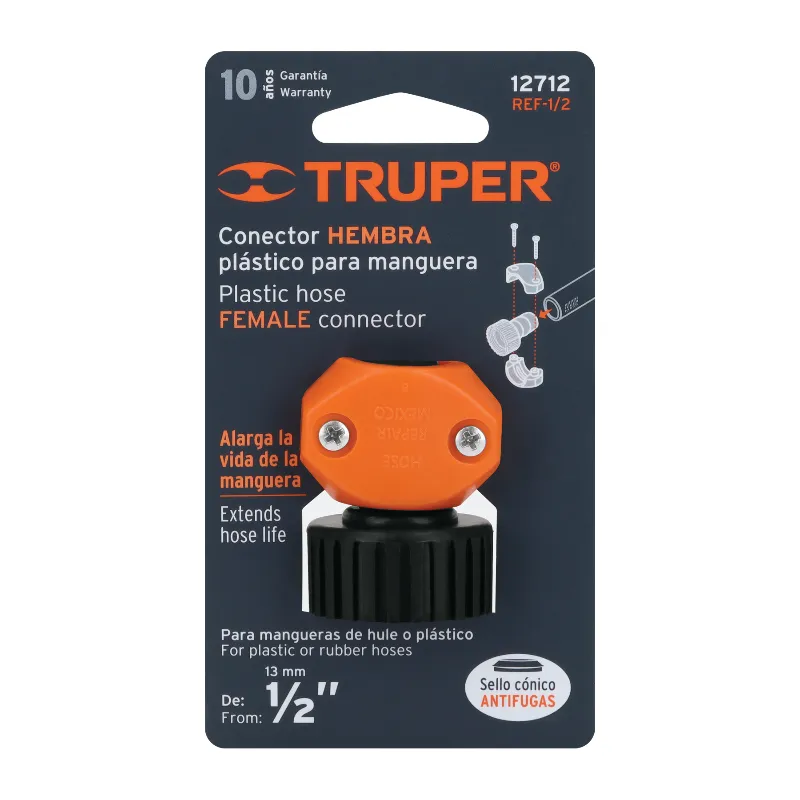 Conector Hembra Plástico para Manguera