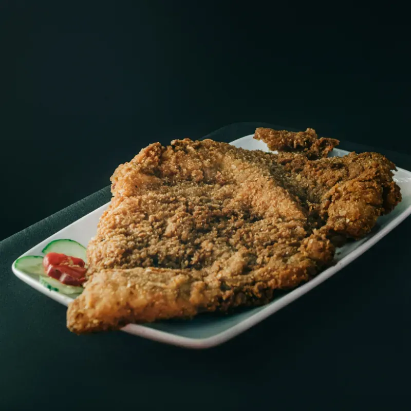 Filete de pescado empanado