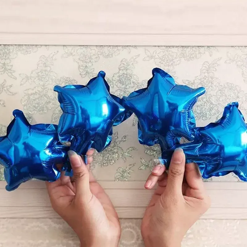 Globo estrella azul fuerte 5"