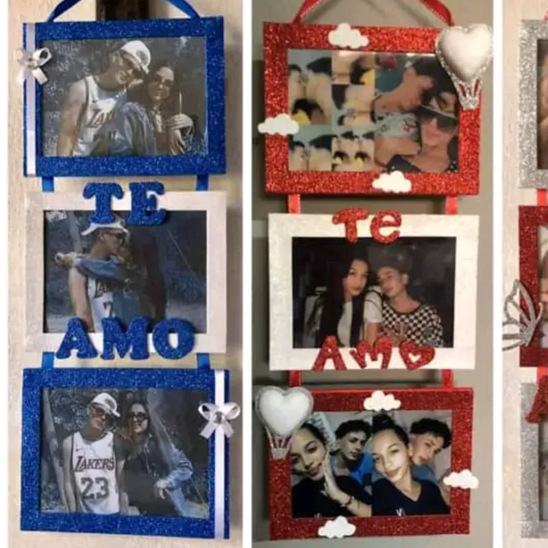 Portarretratos cascada