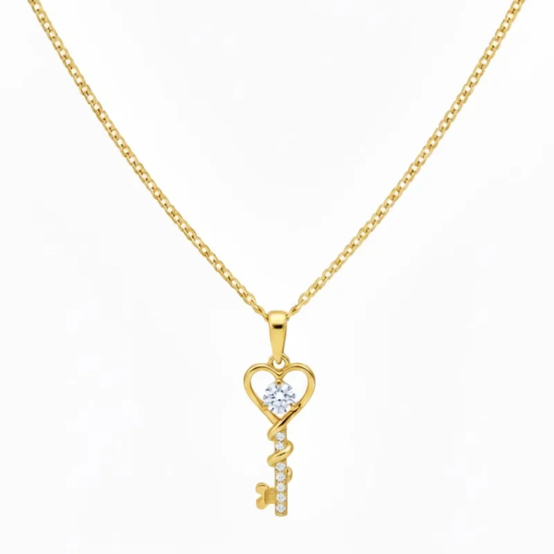 Cadena con dije de llave