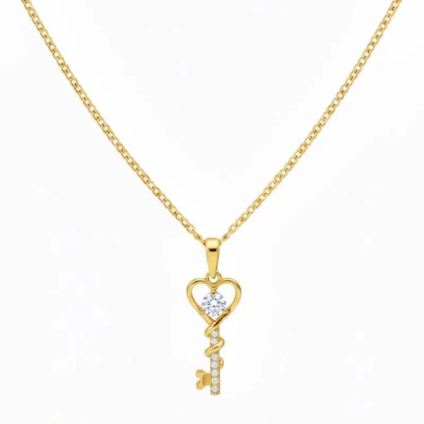 Cadena con dije de llave