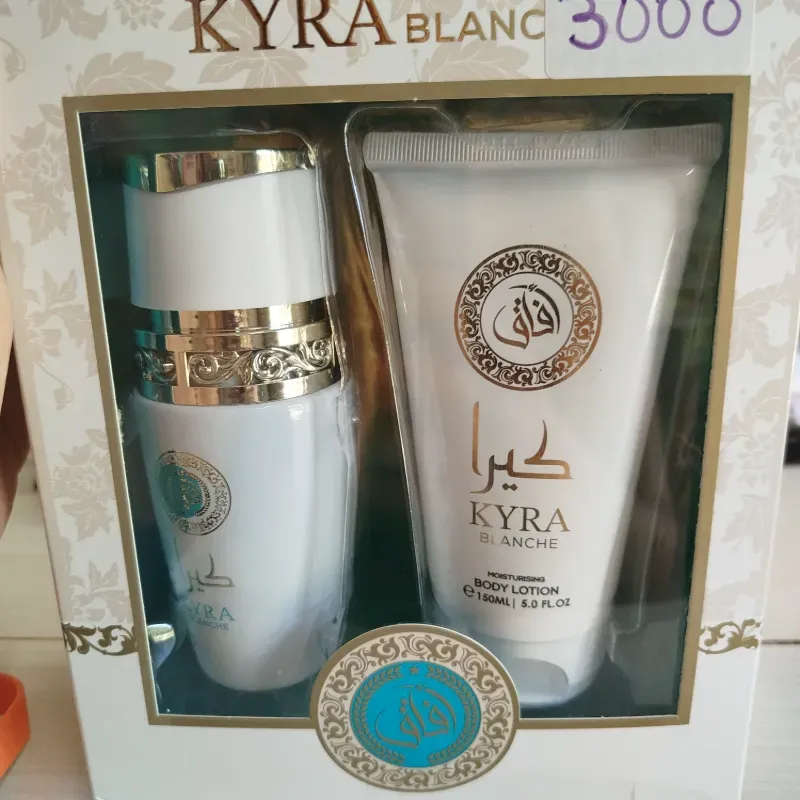 Set de perfume y crema