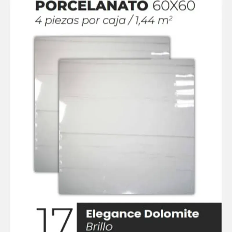 Losas Porcelanato Brillo Elegance Dolomite