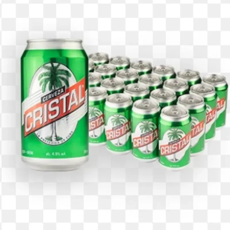 Cerveza Cristal 4.9 grados Caja de 24 uds x 333 ML