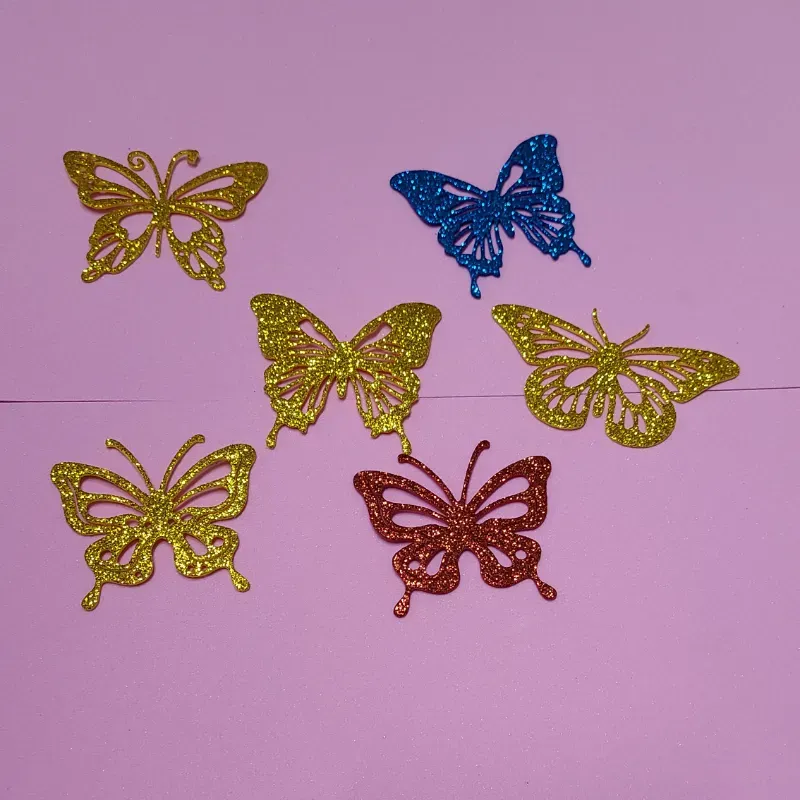 Mariposas  troquelados de foamy 6cm