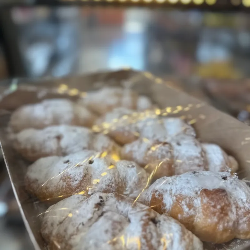 Mini croissant nevado