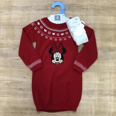Vestido de Minnie Mouse color rojo