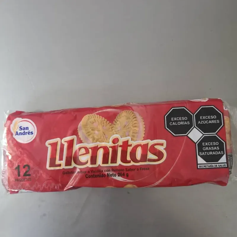 Galleticas Dulces Llenitas Fresa