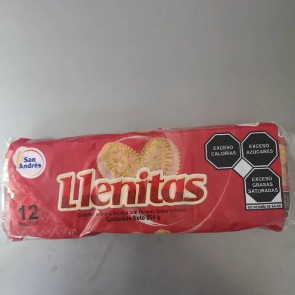 Galleticas Dulces Llenitas Fresa