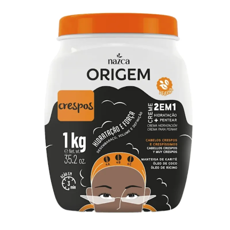 Crema de tto crespos negro