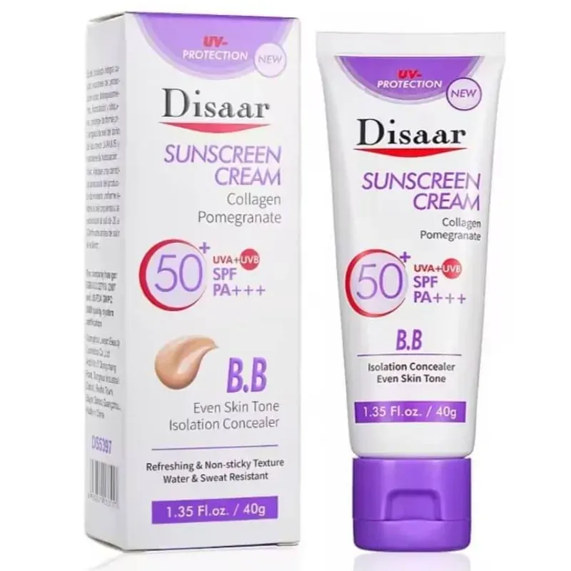 Protector solar BB cream 50spf PA+++ UVA + UVB DISAAR