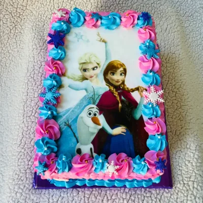 Pastel recatngular de 23x30 imagen comestible