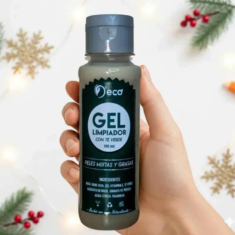 Gel limpiador facial de té verde