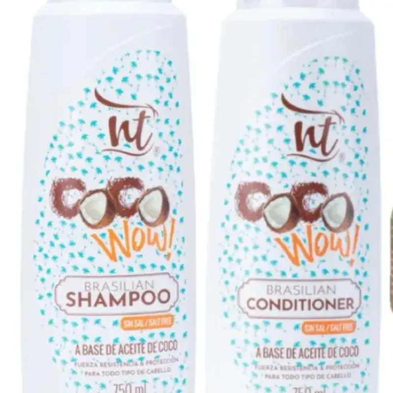 Shampoo y Condiciones de Coco