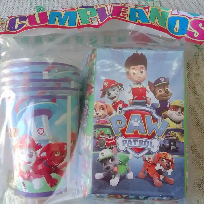 Set buffet Paw Patrol 15 piezas