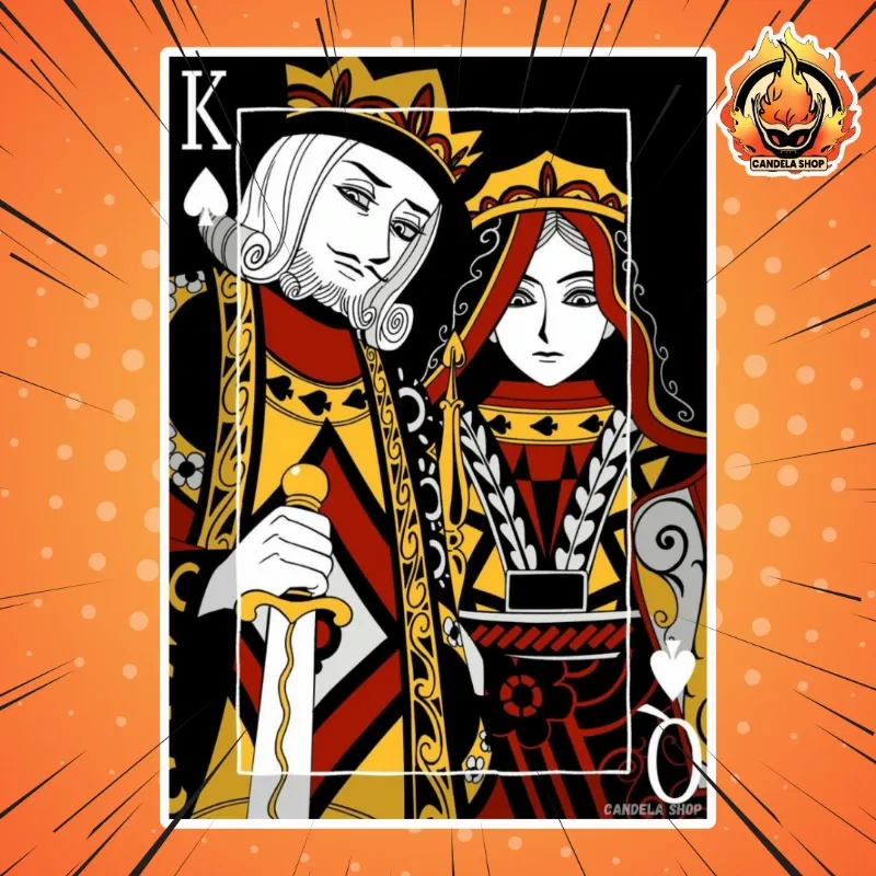 ✨ ¡Póster de carta de rey y reina! ✨