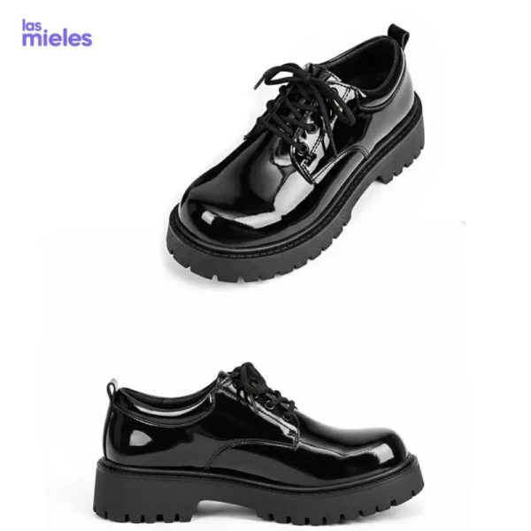 Zapatos De vestir Negro Brillante
