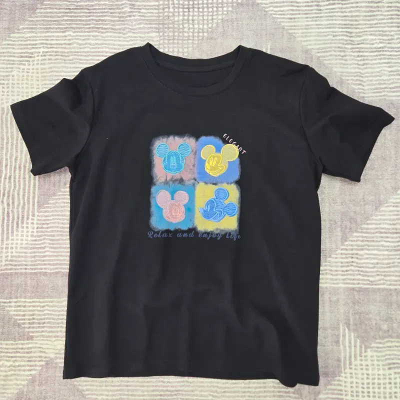 Pulover negro Mickey x4