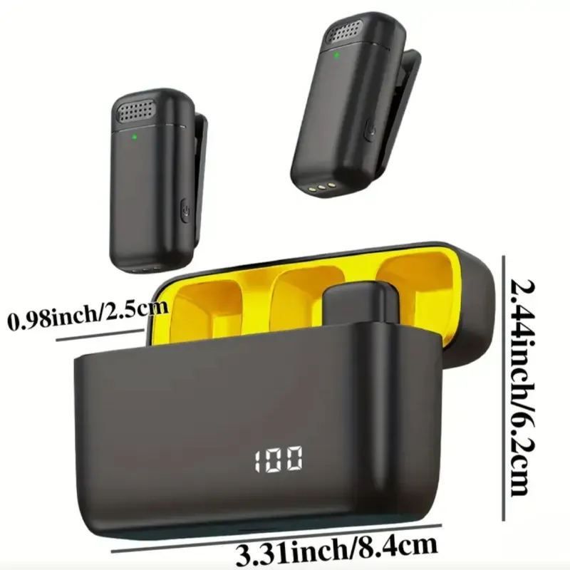 Micrófono Inalámbrico Lavalier para influencer