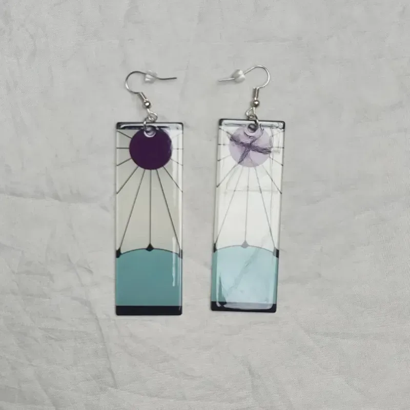  Aretes de Tanjiro originales (Kimetsu no Yaiba)