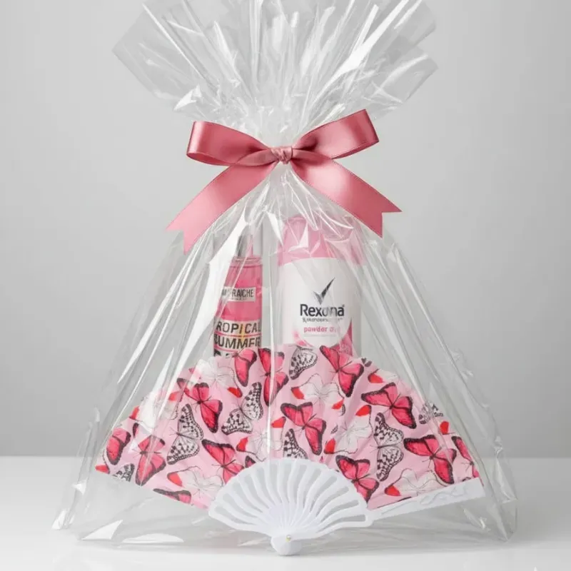 Colonia,desodorante y abanico