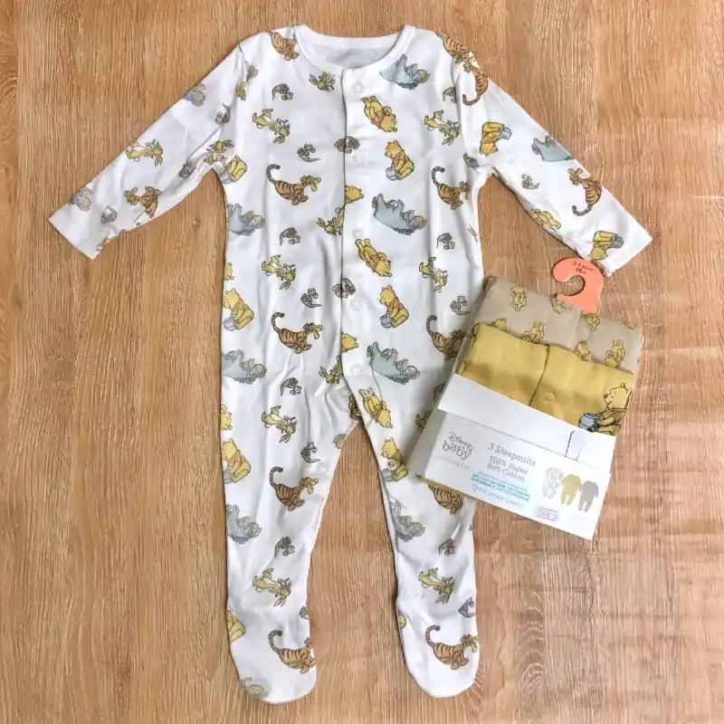 Pack de 3 body de Winnie Pooh