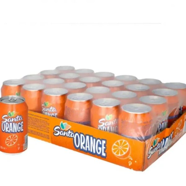 Caja de refresco de naranja 24 und