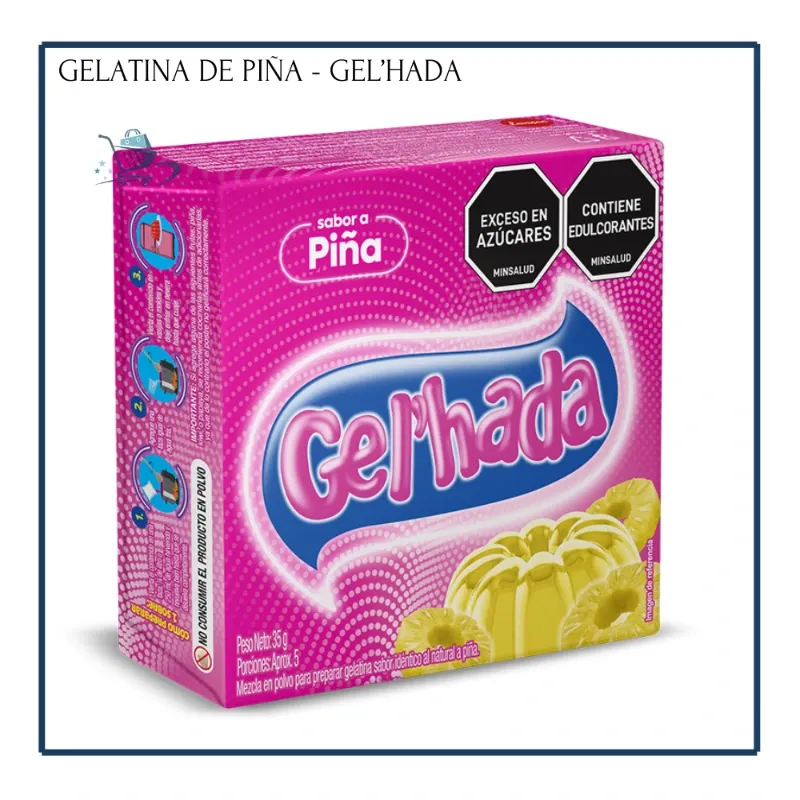 Gelatina de Piña - Gel'hada (35g)