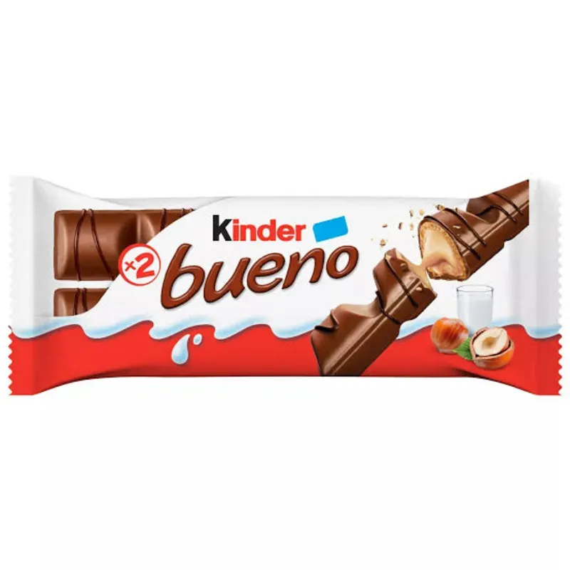 Chocolate Relleno Kinder Bueno - 2 Tabletas