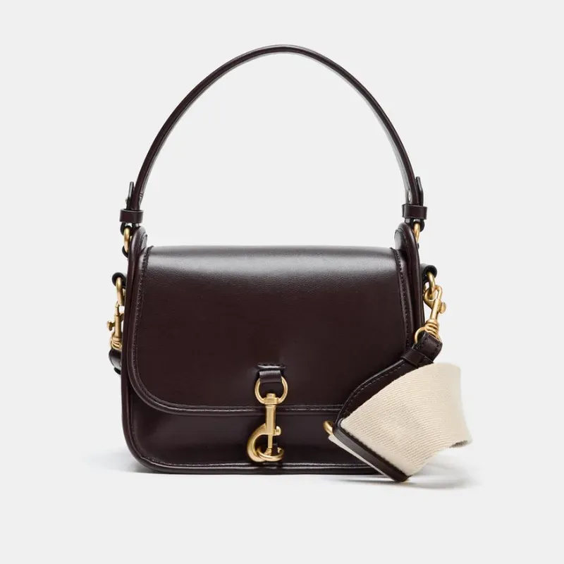 Cartera marrón Zara