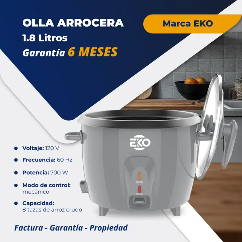 ARROCERA 1.8L EKO GRIS (MODELO B) (FAD)